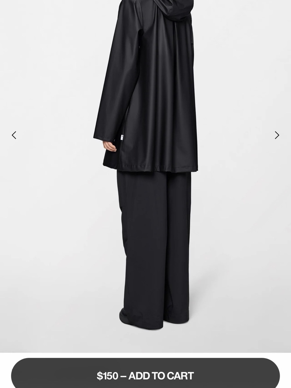Rains A-Line W Jacket - Picture 2 of 4
